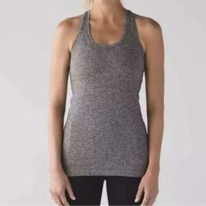 Lululemon athletica cool racerback tank top in heather gray size 6